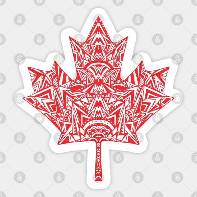 Canada Leaf Sticker by HayleyLaurenDesign